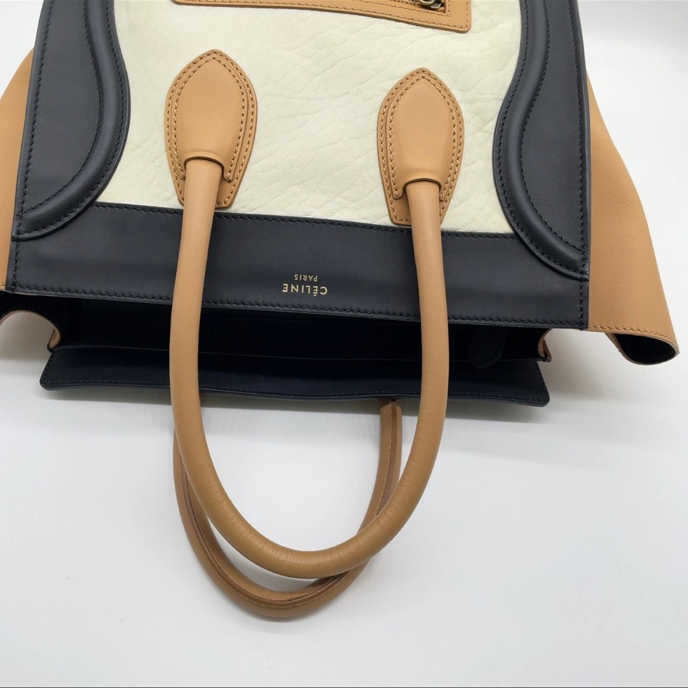 Celine Shopper Luggage Leather Handbag - Picture 4 of 16